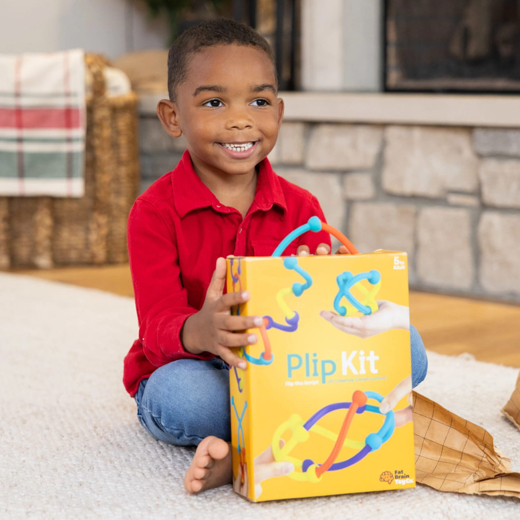 Plip Kit - Zestaw Silikonowych Klocków z Połączeniami Kulkowymi - Fat Brain Toys