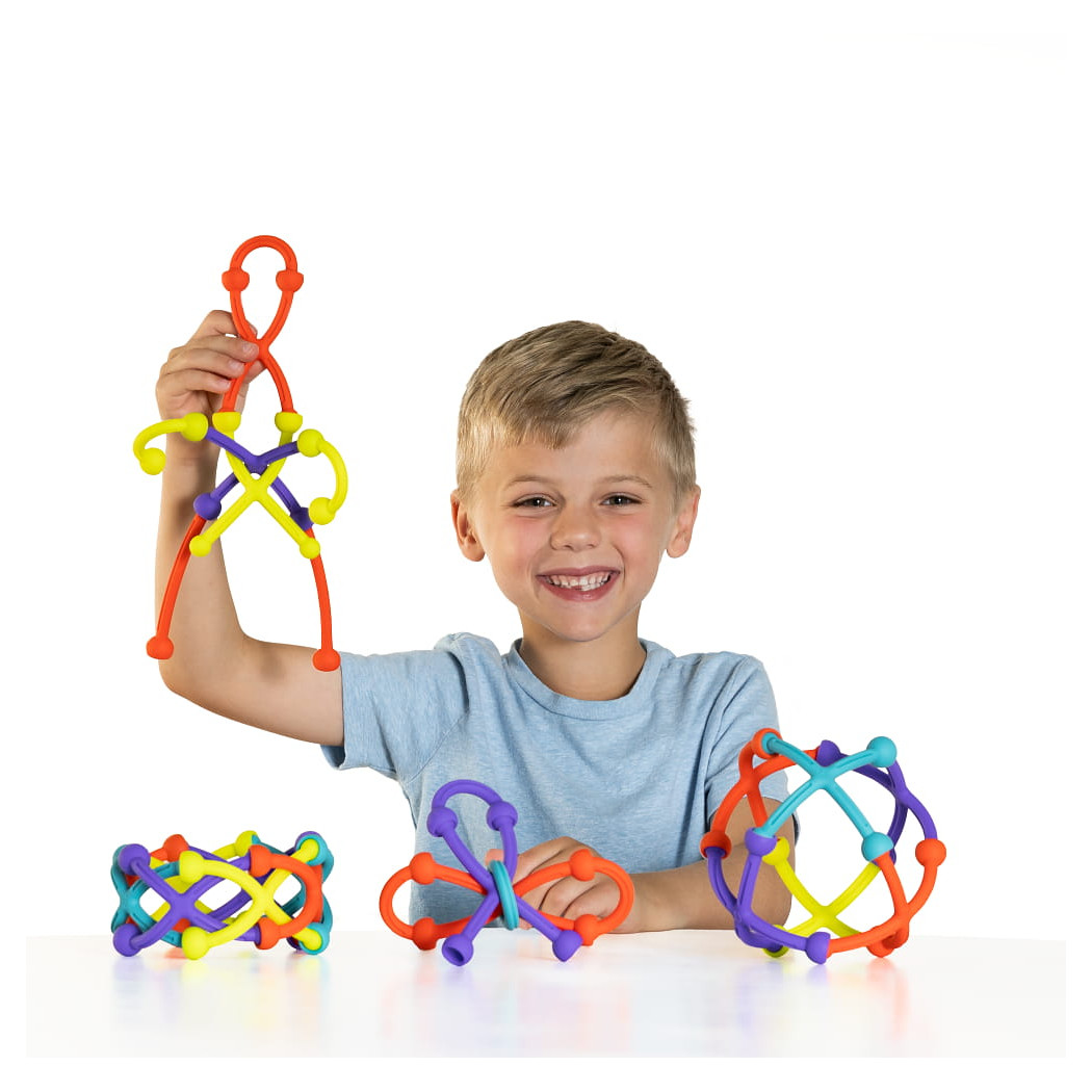 Plip Kit - Zestaw Silikonowych Klocków z Połączeniami Kulkowymi - Fat Brain Toys