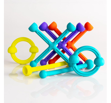 Plip Kit - Zestaw Silikonowych Klocków z Połączeniami Kulkowymi - Fat Brain Toys