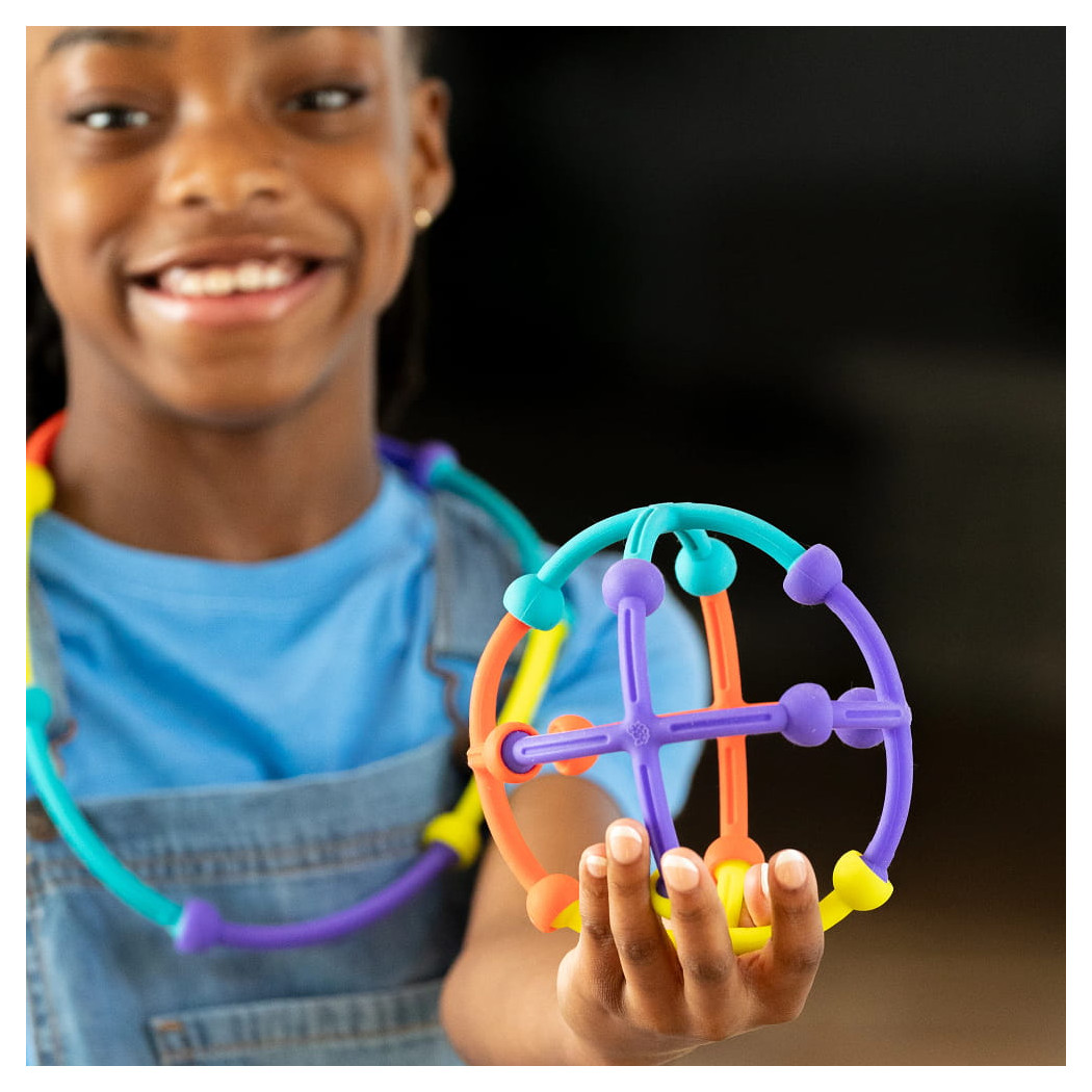 Plip Kit - Zestaw Silikonowych Klocków z Połączeniami Kulkowymi - Fat Brain Toys