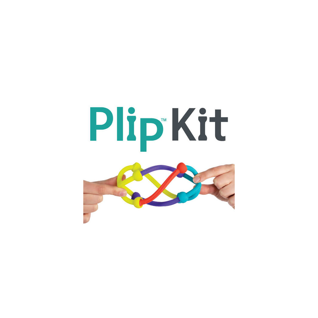 Plip Kit - Zestaw Silikonowych Klocków z Połączeniami Kulkowymi - Fat Brain Toys