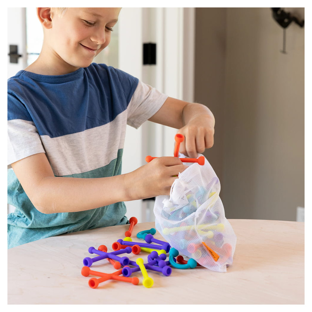 Plip Kit - Zestaw Silikonowych Klocków z Połączeniami Kulkowymi - Fat Brain Toys