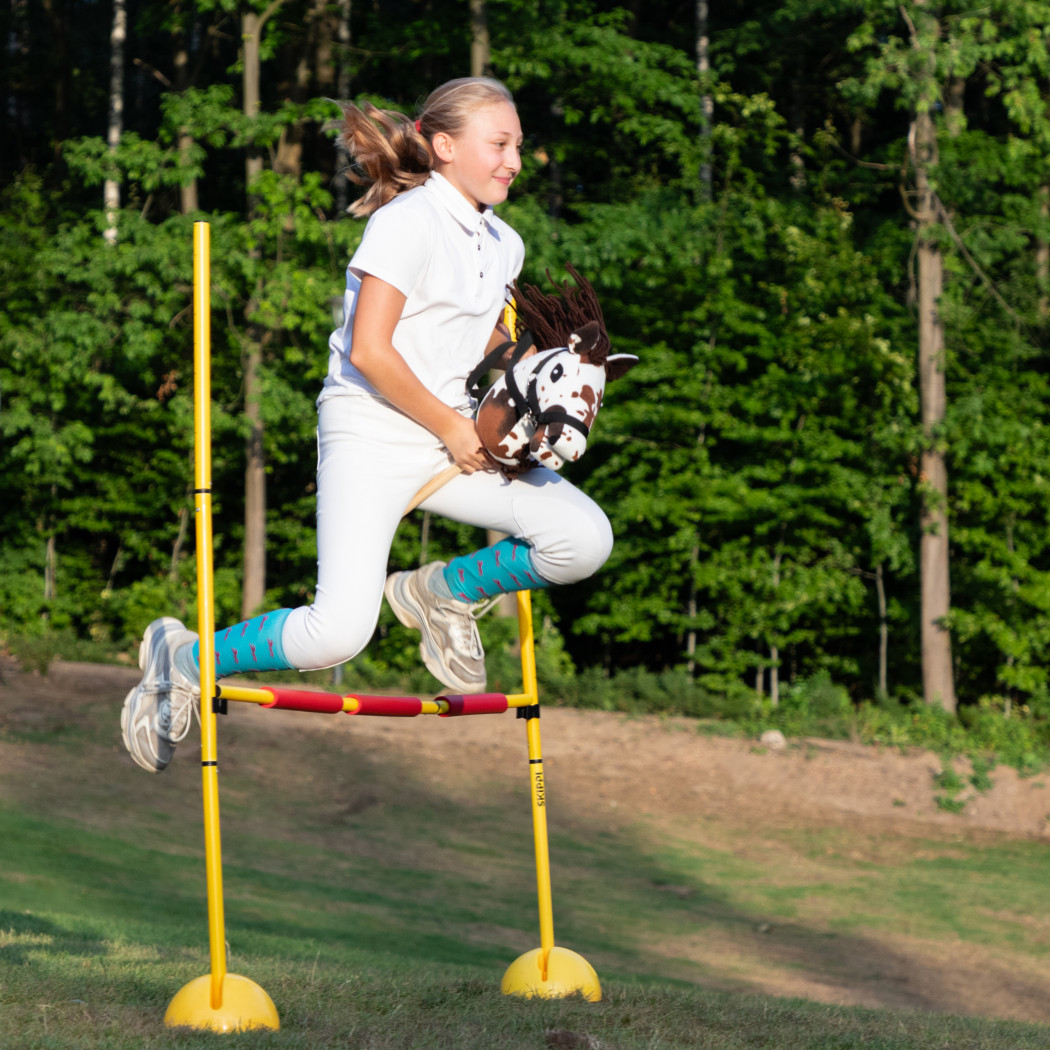 Plastikowa Przeszkoda do Skakania dla Hobby Horse 135 cm / Konika na Kiju na Patyku - Skippi