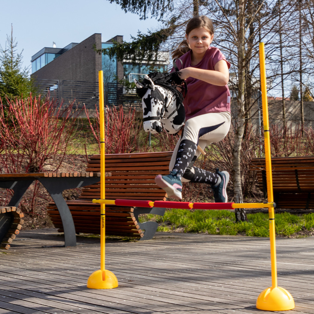 Plastikowa Przeszkoda do Skakania dla Hobby Horse 135 cm / Konika na Kiju na Patyku - Skippi