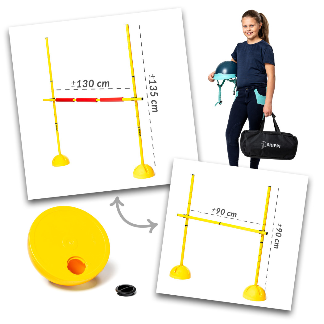 Plastikowa Przeszkoda do Skakania dla Hobby Horse 135 cm / Konika na Kiju na Patyku - Skippi