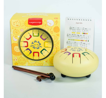 Żółty Baby Tambu - Stalowy Bębenek Językowy - Mellow Yellow - Juegaconmigo