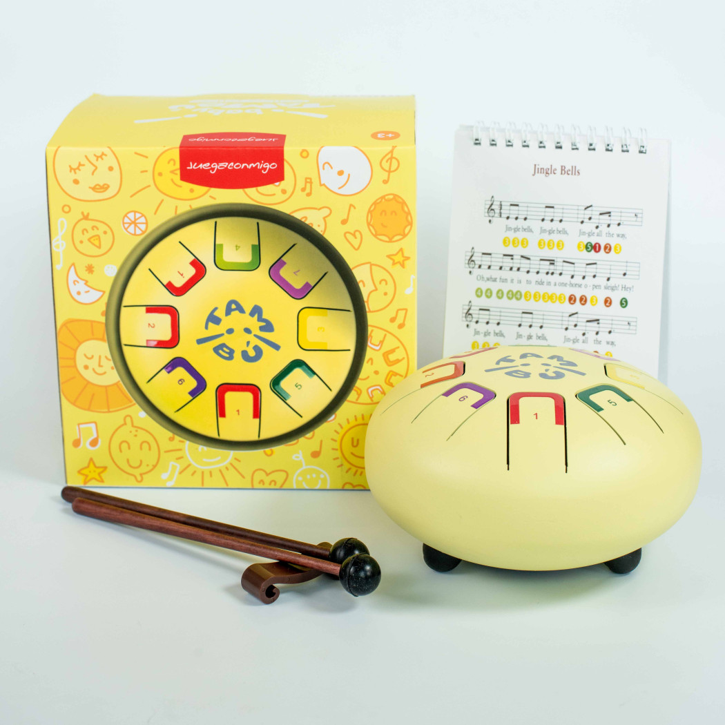 Żółty Baby Tambu - Stalowy Bębenek Językowy - Mellow Yellow - Juegaconmigo
