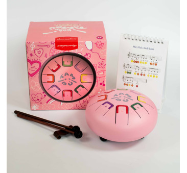 Różowy Baby Tambu - Stalowy Bębenek Językowy - Pinky Winky - Juegaconmigo