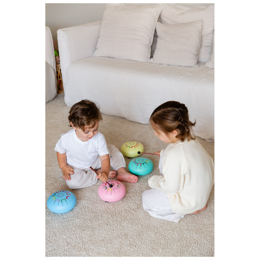 Różowy Baby Tambu - Stalowy Bębenek Językowy - Pinky Winky - Juegaconmigo