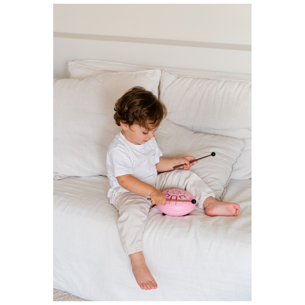 Różowy Baby Tambu - Stalowy Bębenek Językowy - Pinky Winky - Juegaconmigo