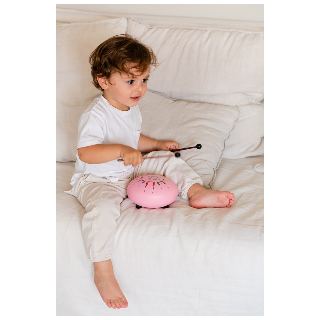 Różowy Baby Tambu - Stalowy Bębenek Językowy - Pinky Winky - Juegaconmigo