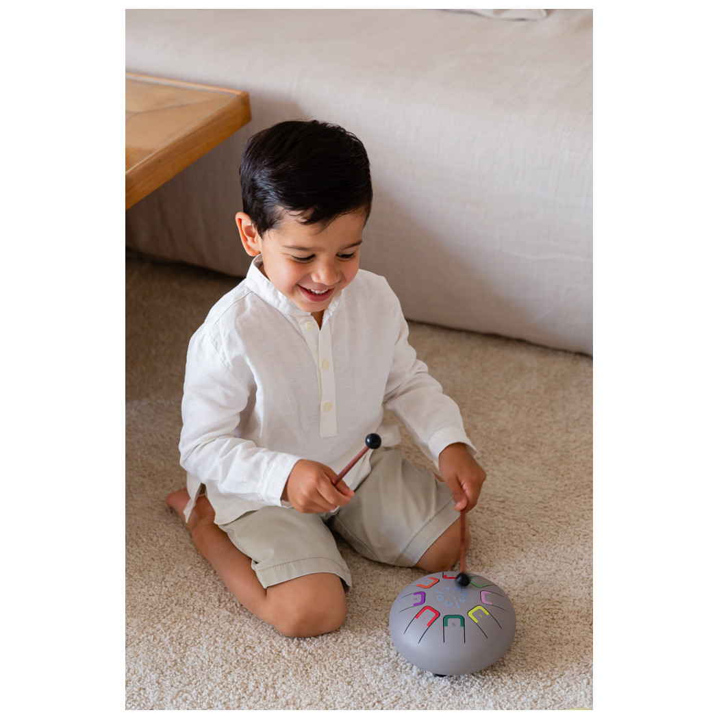 Niebieski Baby Tambu - Stalowy Bębenek Językowy - Sky Kite - Juegaconmigo