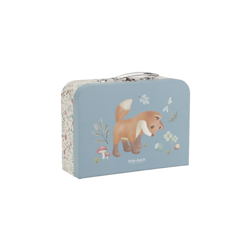 Niebieski Zestaw 2 Walizeczek - Kuferki dla Dzieci - Forest Friends  - Little Dutch