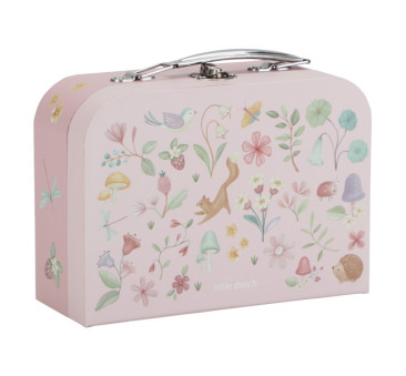 Różowy Zestaw 2 Walizeczek - Kuferki dla Dzieci - Fairy Garden - Little Dutch