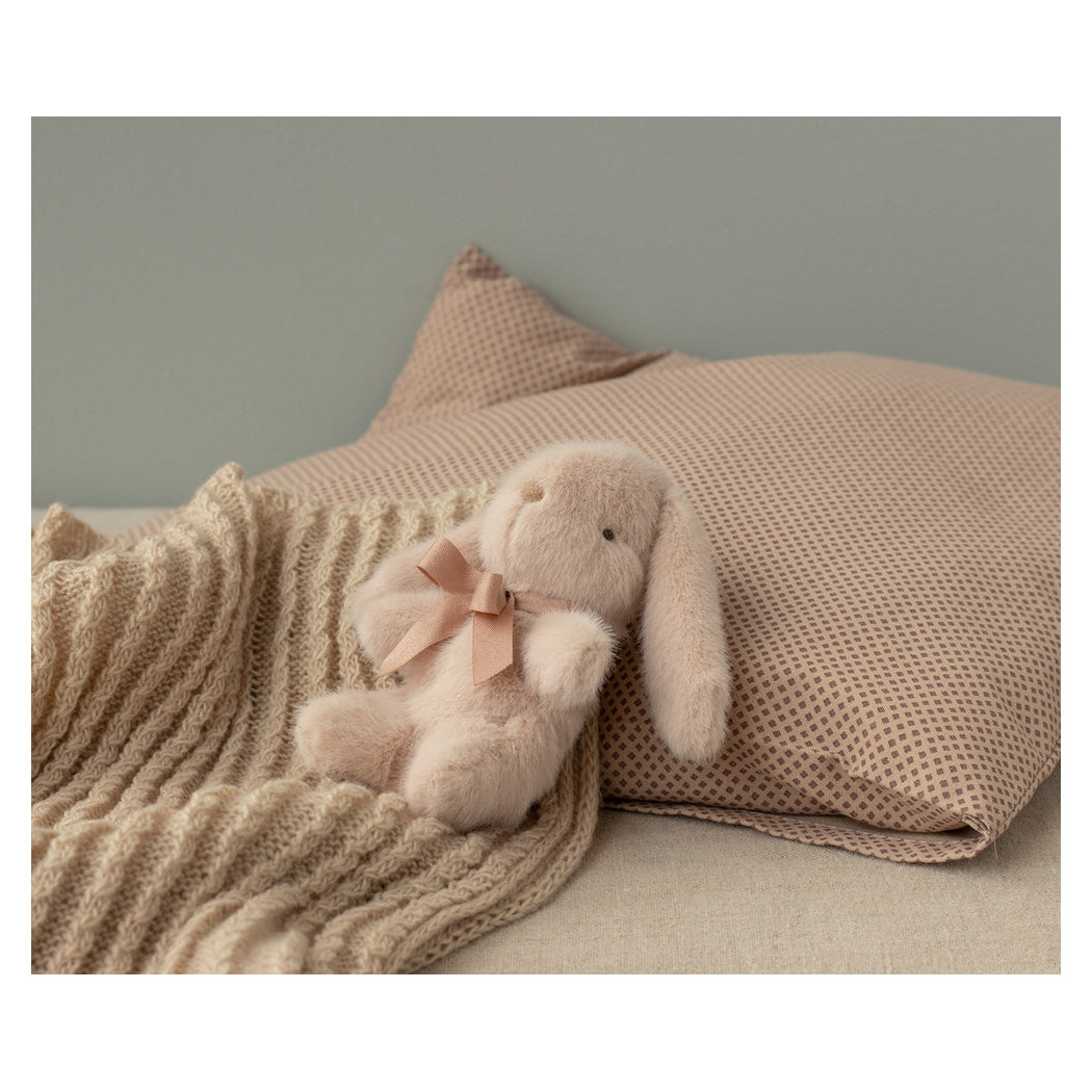 WYPRZEDAŻ Beżowy Dzianinowy Kocyk dla Dziecka 75 x 95 cm - Maileg