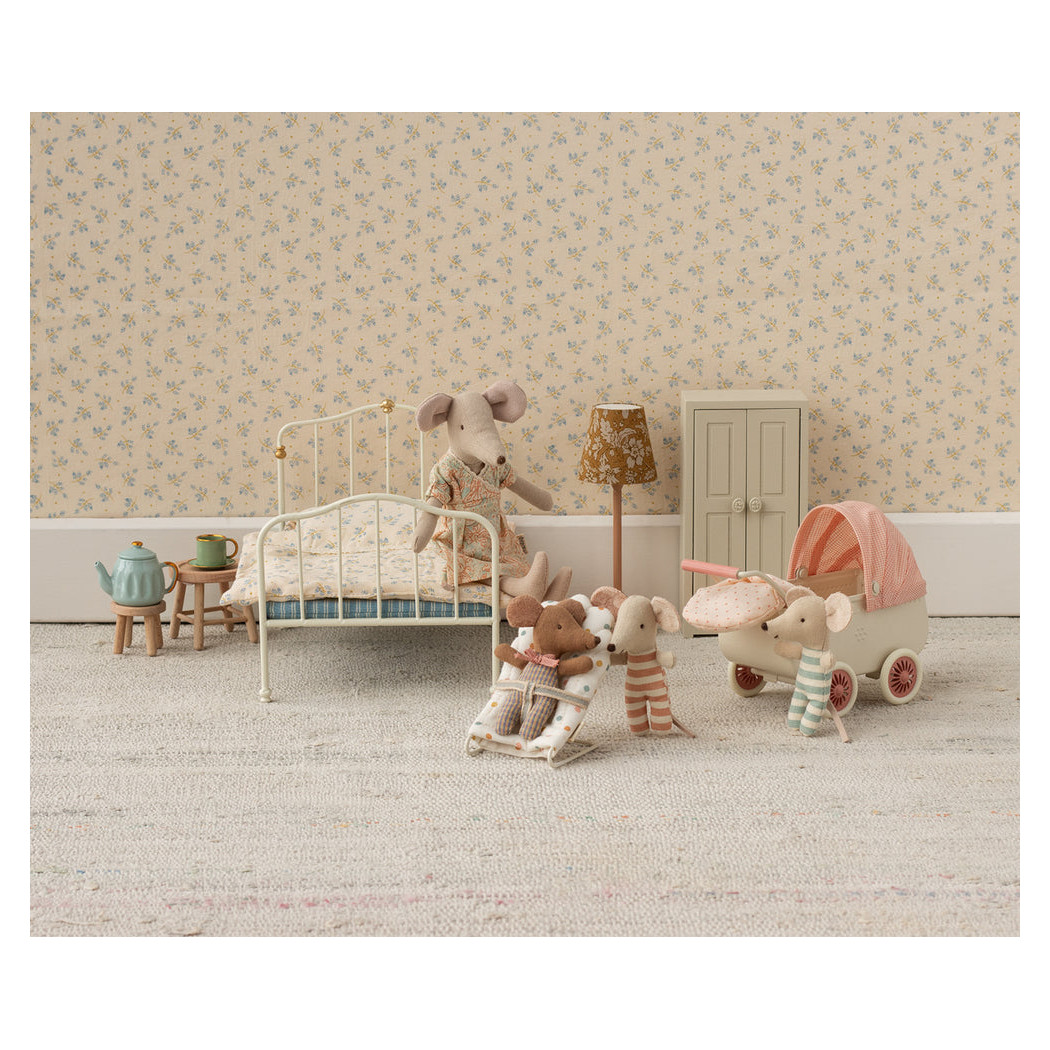 Leżaczek w Kolorowe Kropki - Babysitter My - Akcesoria dla Myszek - Maileg