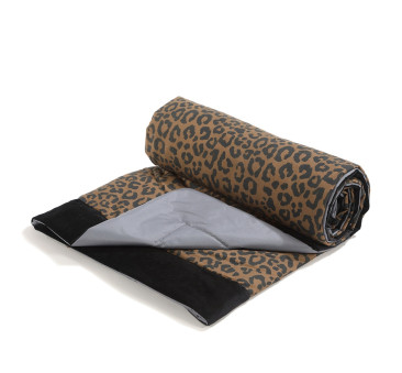 LEOPARD CHOCO XL by Magdalena Lamparska - Koc Piknikowy Picnic Z Kieszonką / Mata Do Zabawy XL -  La Millou
