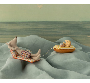 Myszka Tata Plażowicz z Materacem - Dad Mouse - Maileg