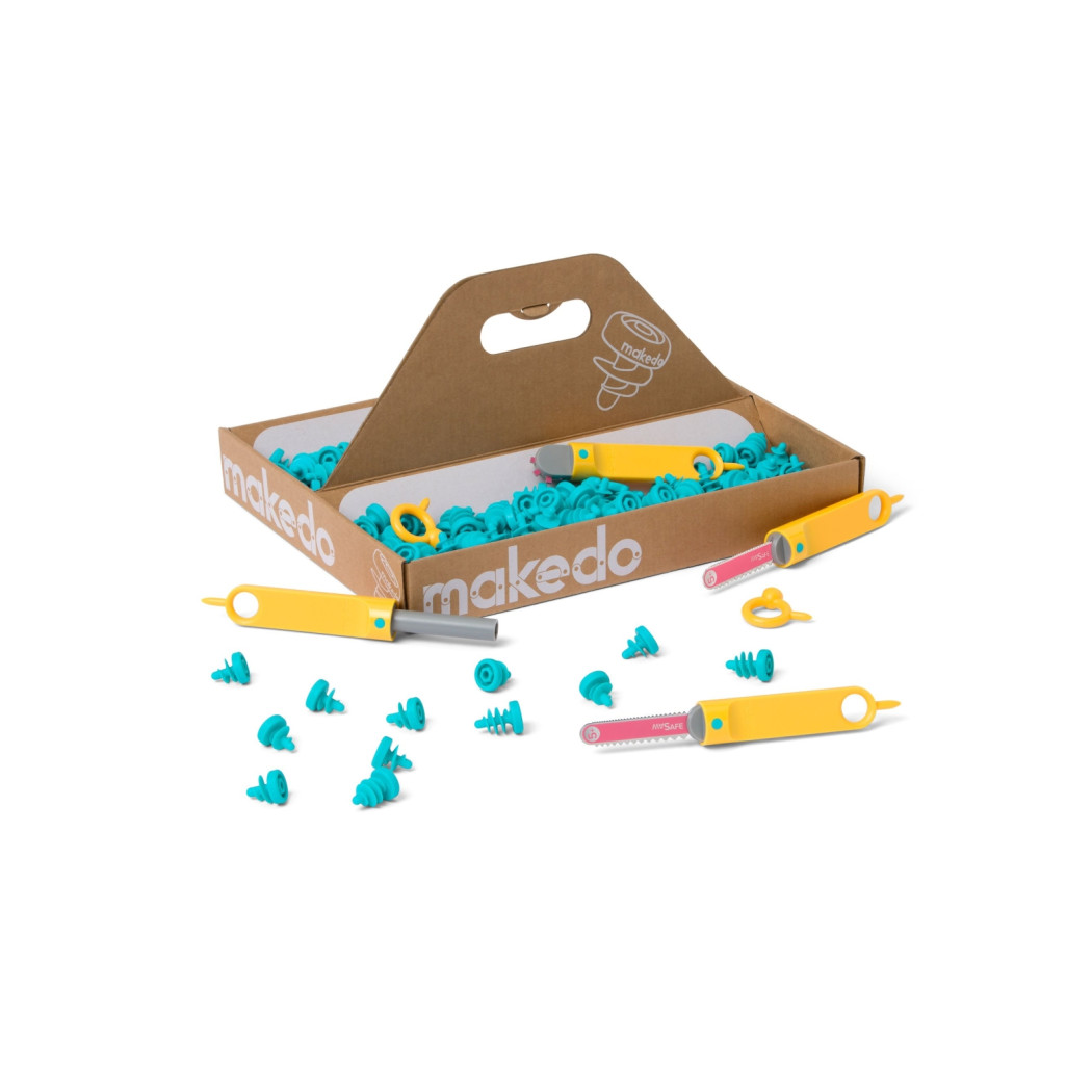 Create 260 elementów - Zestaw Narzędzi do Konstruowania - Makedo