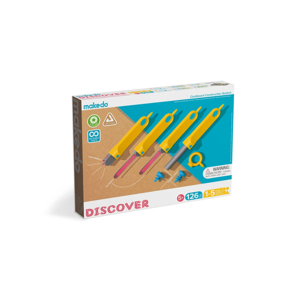 Create 260 elementów - Zestaw Narzędzi do Konstruowania - Makedo