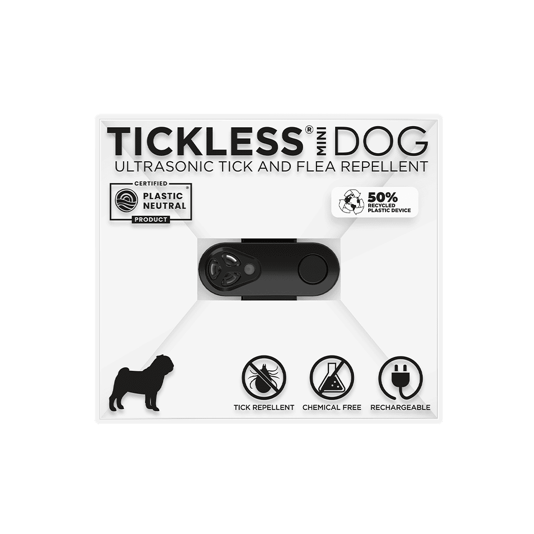 Pet Mini Black - Ultradźwiękowe Urządzenie Chroniące Przed Kleszczami - TickLess Pet Mini - TickLess