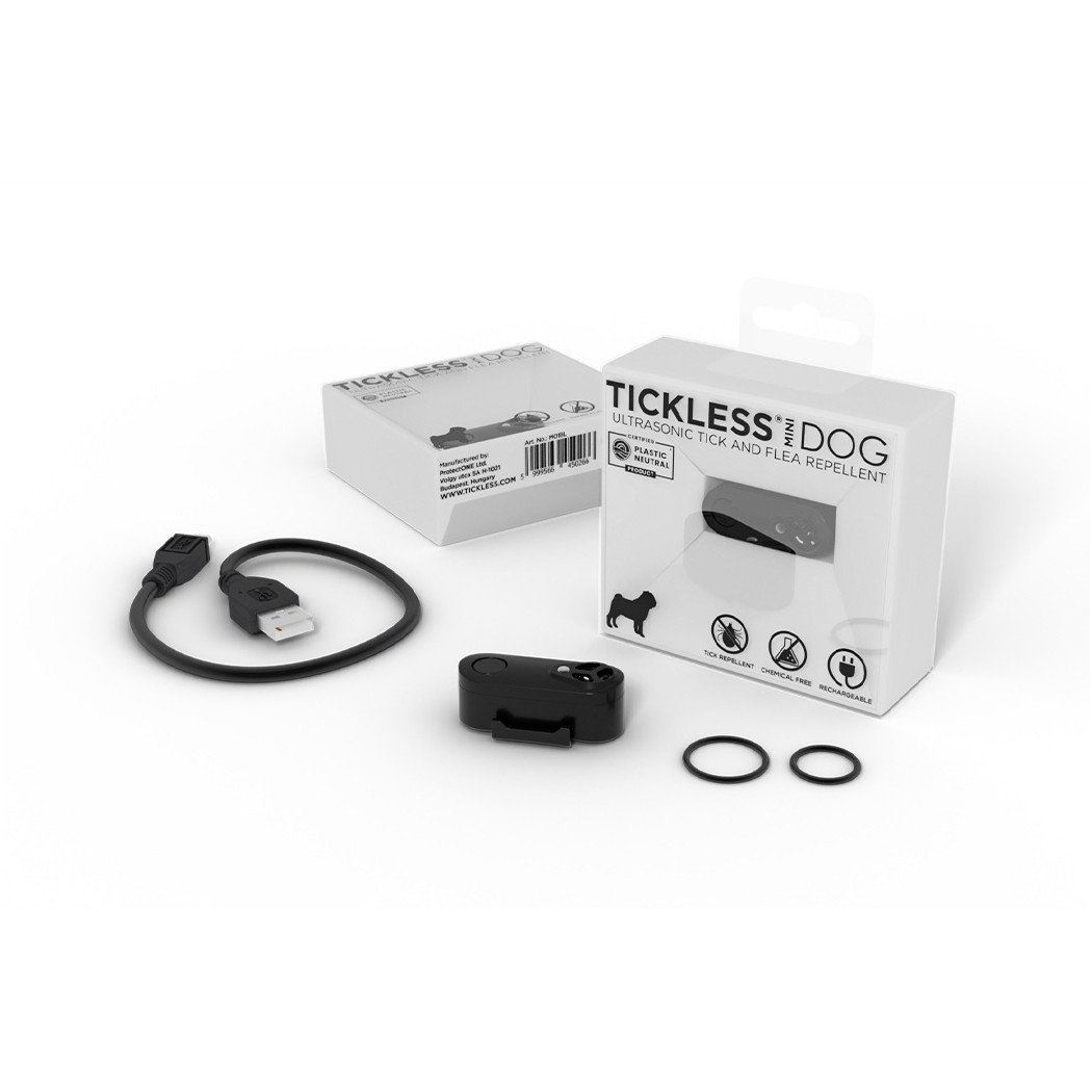 Pet Mini Black - Ultradźwiękowe Urządzenie Chroniące Przed Kleszczami - TickLess Pet Mini - TickLess