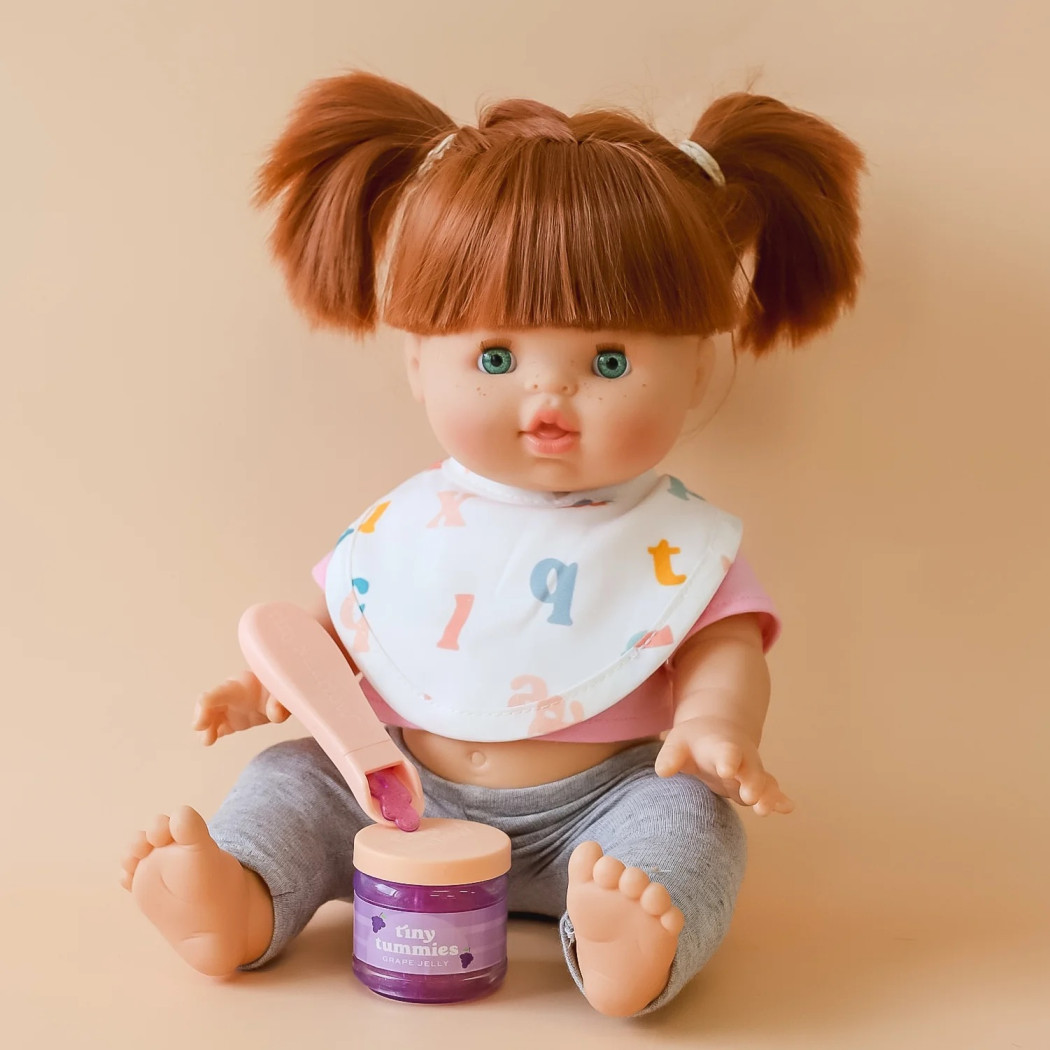 PROMOCJA Truskawkowy Słoiczek z Łyżeczką - Zestaw Do Pielęgnacji Lalek - Tiny Harlow