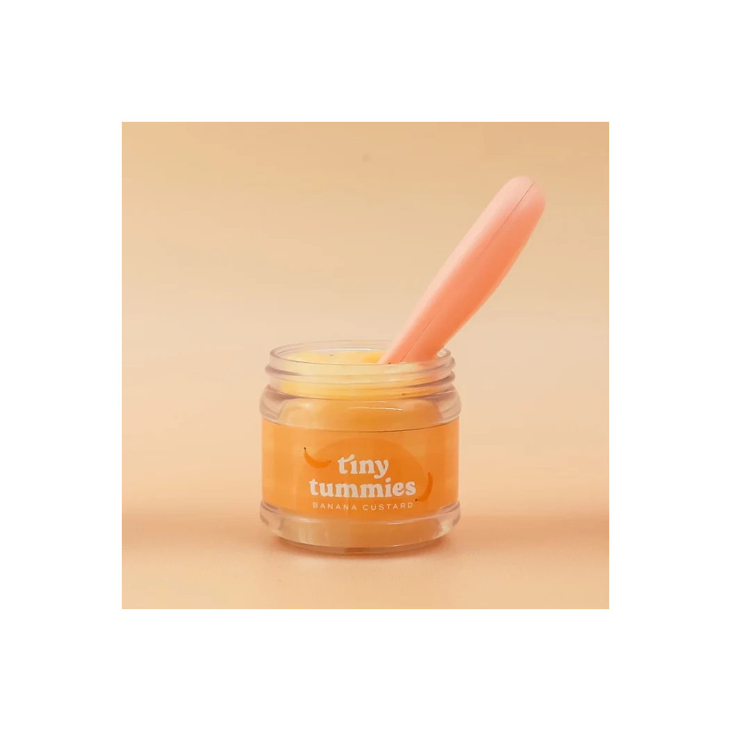 Bananowy Słoiczek z Łyżeczką - Zestaw Do Pielęgnacji Lalek - Tiny Harlow