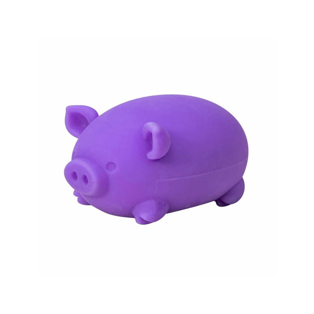 Fioletowa Zajawkowa Świnka - Dig' it Pig - Zabawka Sensoryczna - Gniotek Antystresowy - NeeDoh