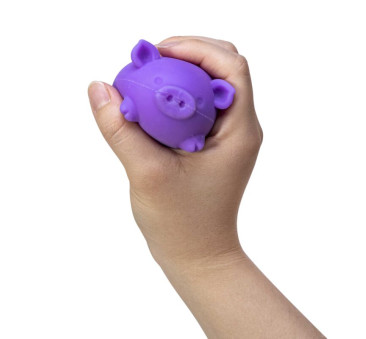 Fioletowa Zajawkowa Świnka - Dig' it Pig - Zabawka Sensoryczna - Gniotek Antystresowy - NeeDoh