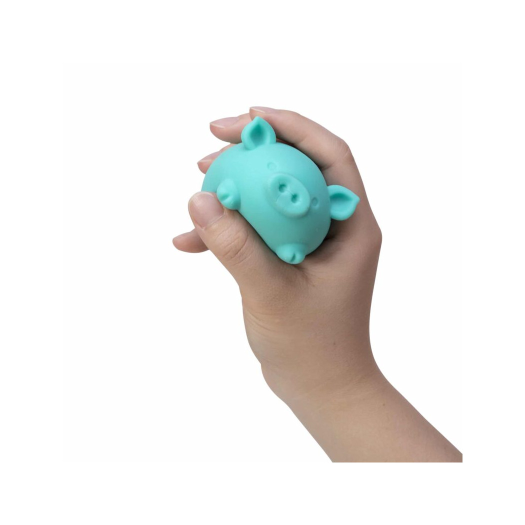 Zielona Zajawkowa Świnka - Dig' it Pig - Zabawka Sensoryczna - Gniotek Antystresowy - NeeDoh