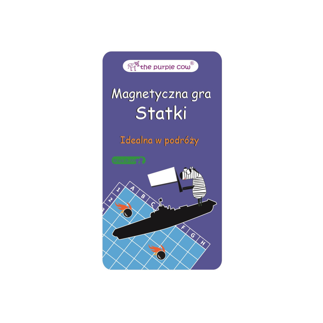 Statki - Podróżna gra magnetyczna The Purple Cow
