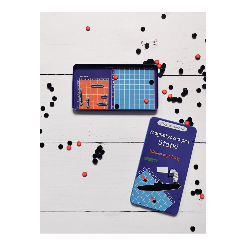 Statki - Podróżna gra magnetyczna The Purple Cow