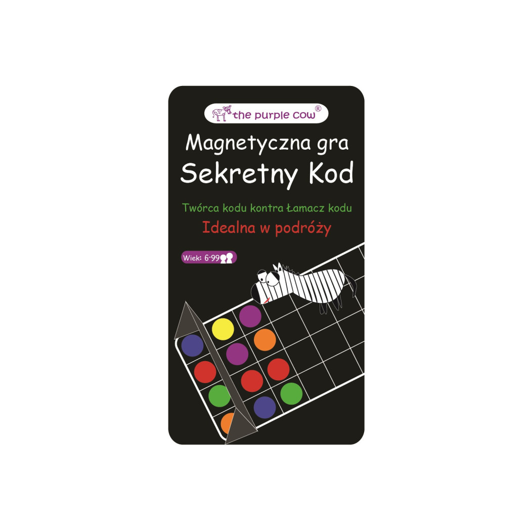 Secret Code Sekretny Kod - Podróżna Gra Magnetyczna - The Purple Cow