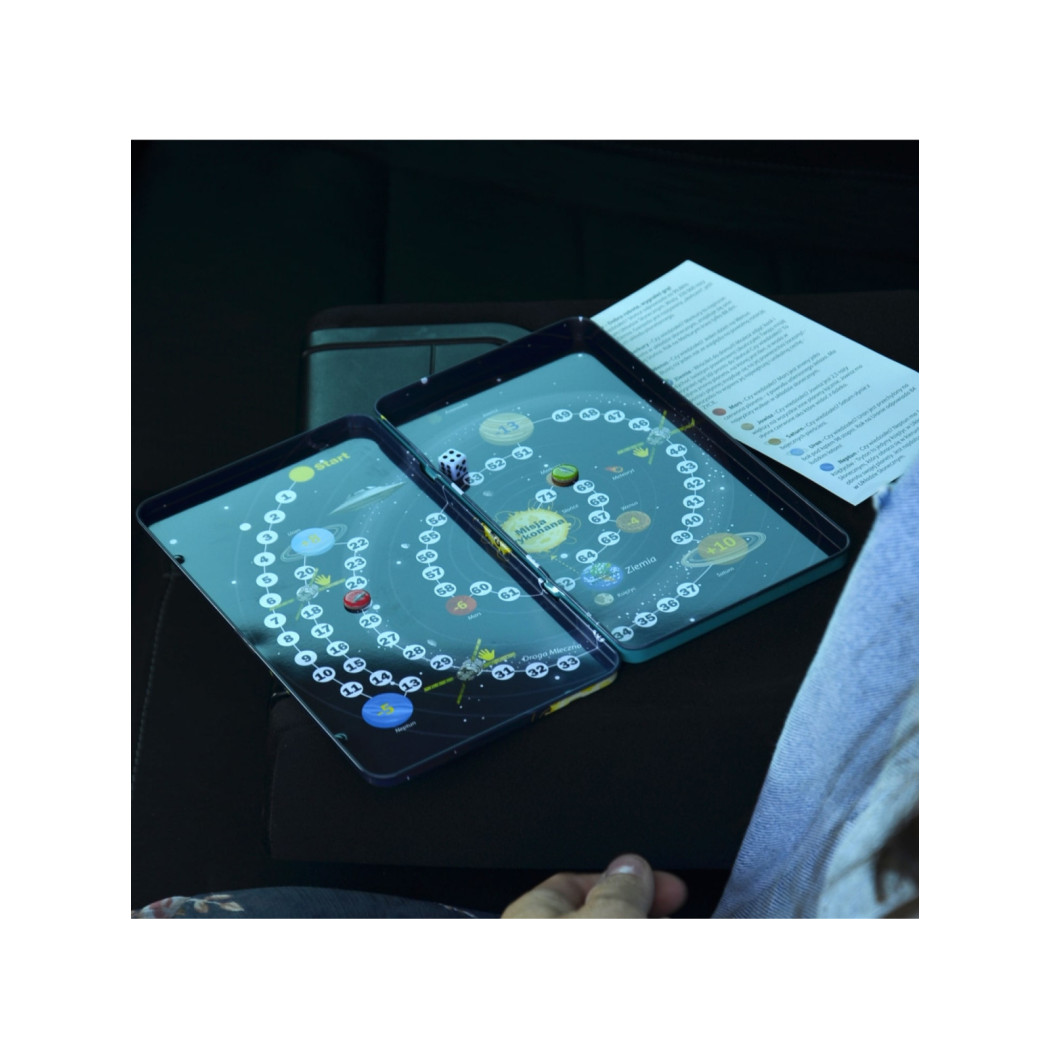 Kosmiczna Misja - Podróżna gra magnetyczna The Purple Cow