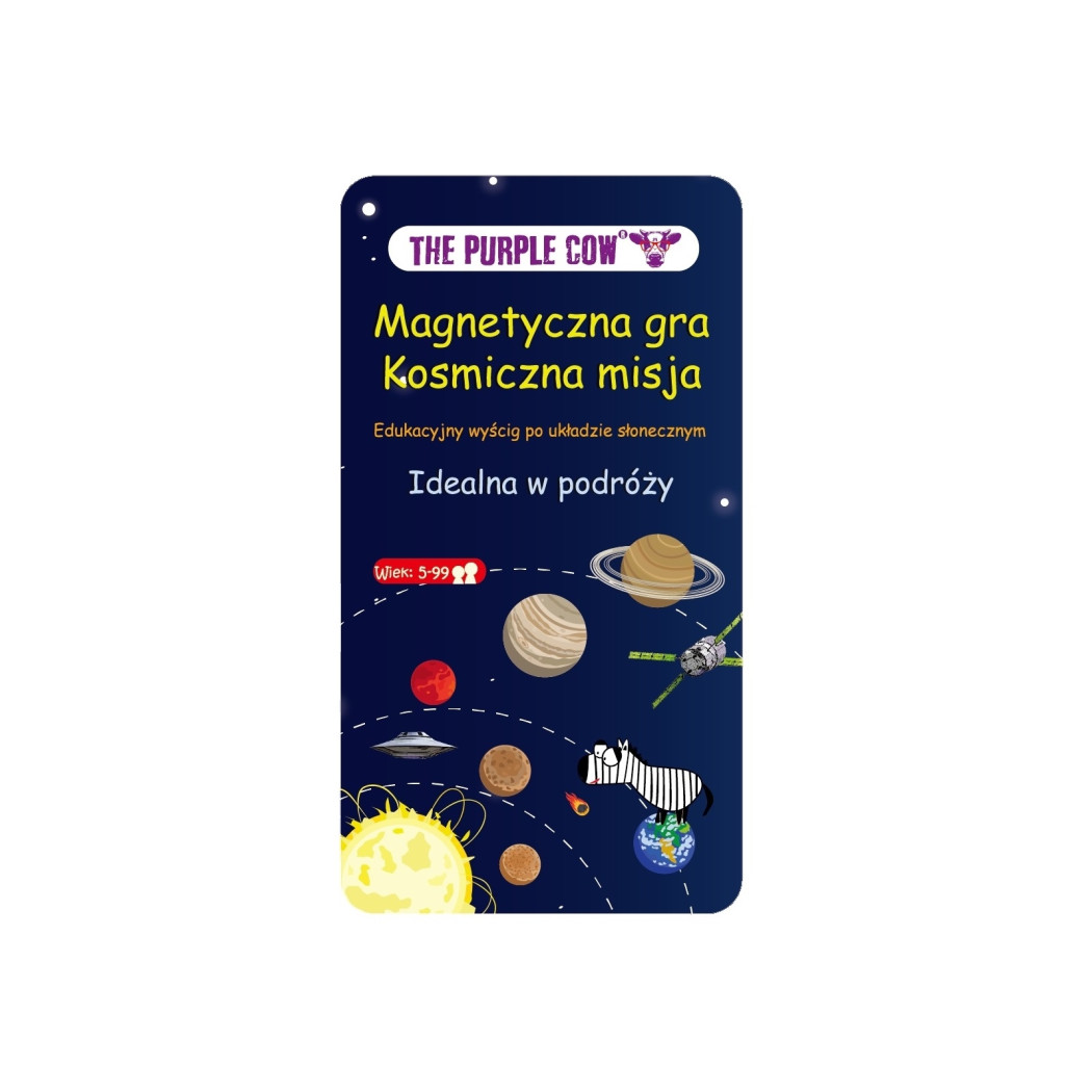 Kosmiczna Misja - Podróżna gra magnetyczna The Purple Cow