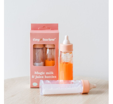 Mleczko i Soczek - Zestaw Dwóch Magicznych Buteleczek dla Lalek - Tiny Harlow