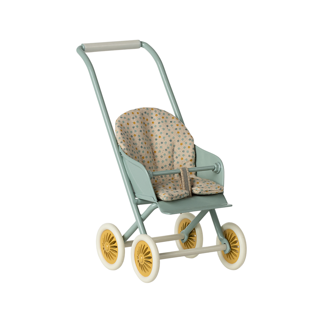 Miętowy Wózek Spacerówka - Stroller Micro - dla Myszek i Króliczków - Maileg