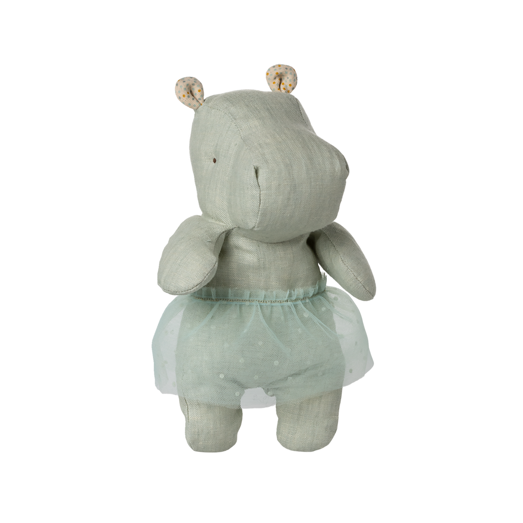 Miętowy Hipoptam w Spódniczce Baletnicy - Maskotka Przytulanka - Safari Friends - Maileg