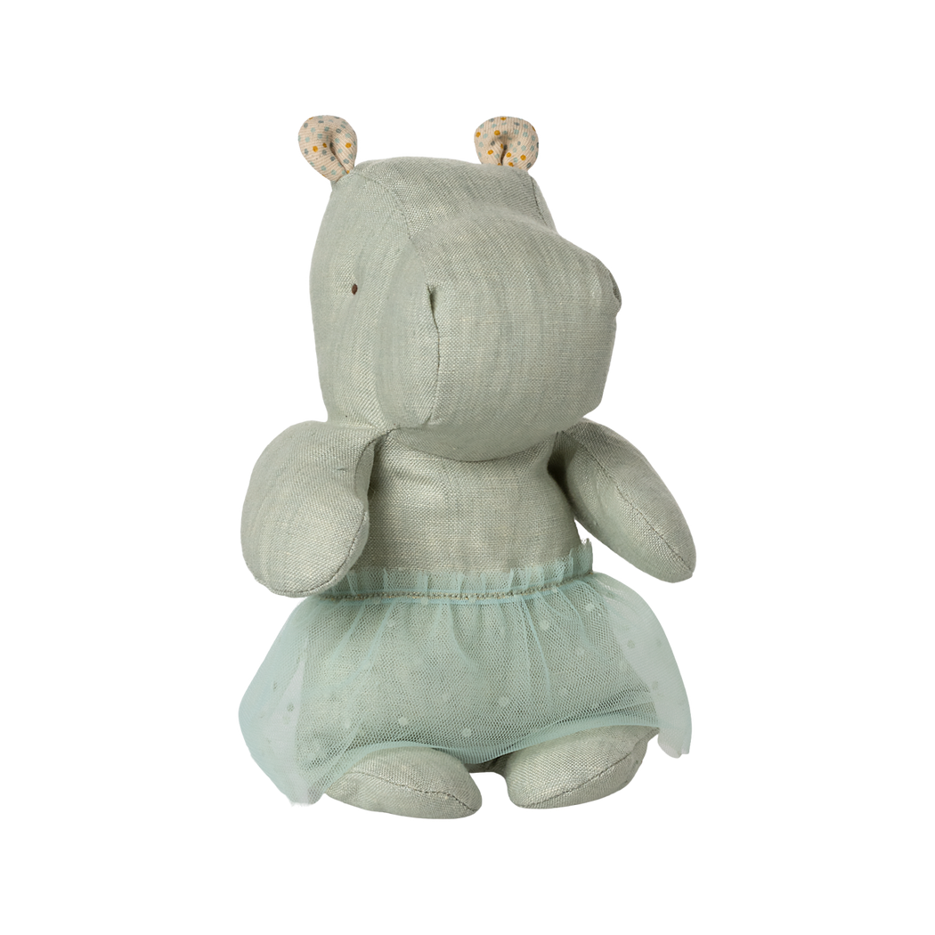 Miętowy Hipoptam w Spódniczce Baletnicy - Maskotka Przytulanka - Safari Friends - Maileg