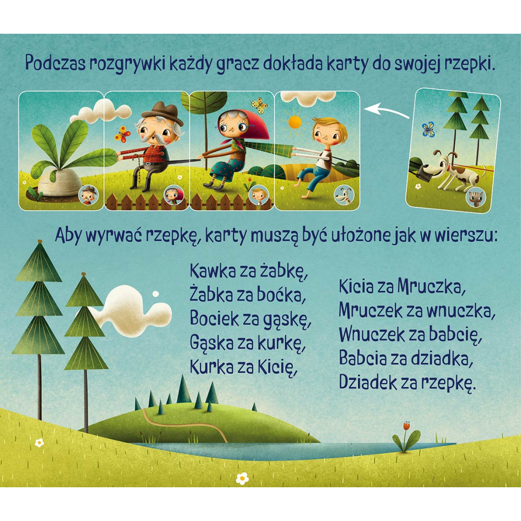 Rzepka - Prosta Karciana Gra Rodzinna i Towarzyska - Nasza Księgarnia