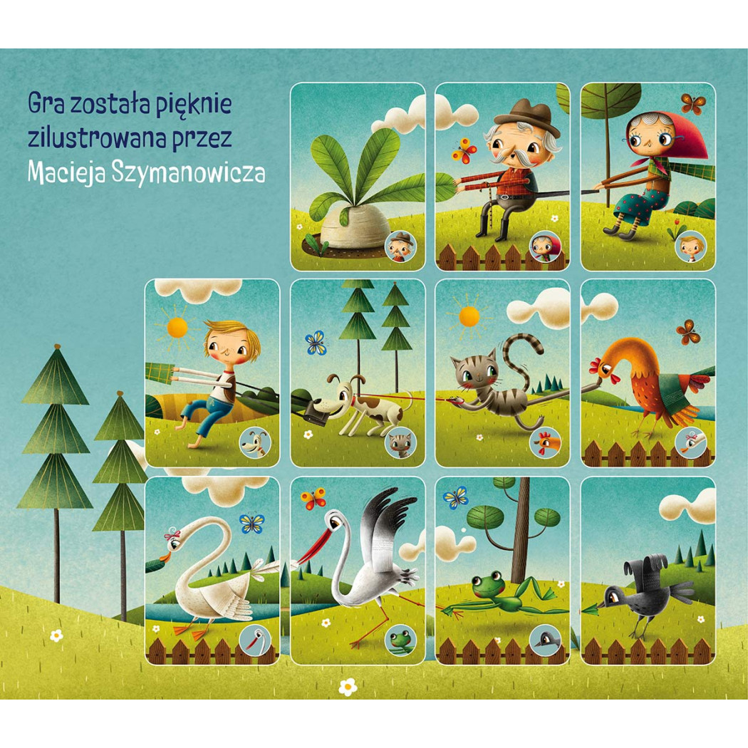 Rzepka - Prosta Karciana Gra Rodzinna i Towarzyska - Nasza Księgarnia