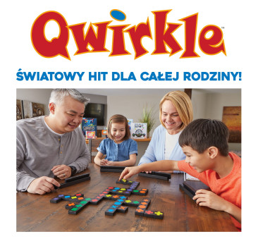 Qwirkle - Drewniana Gra Rodzinna i Towarzyska - Układanie Kolorów i Kształtów typu Domino - Nasza Księgarnia