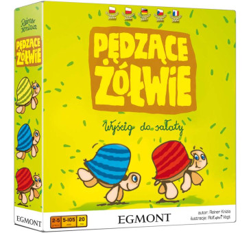 Pędzące Żółwie - Gra Rodzinna i Towarzyska -...