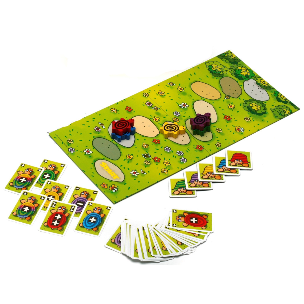 Pędzące Żółwie - Gra Rodzinna i Towarzyska - Blef i Spryt - Wyścig po Sałatę - Egmont