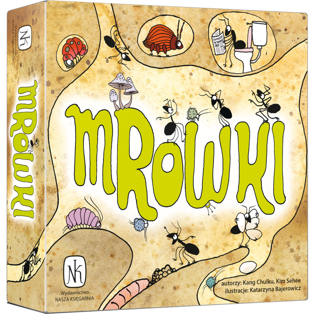 Mrówki - Matematyczna Gra Rodzinna i Towarzyska - Reakcja i Liczenie - Nasza Księgarnia