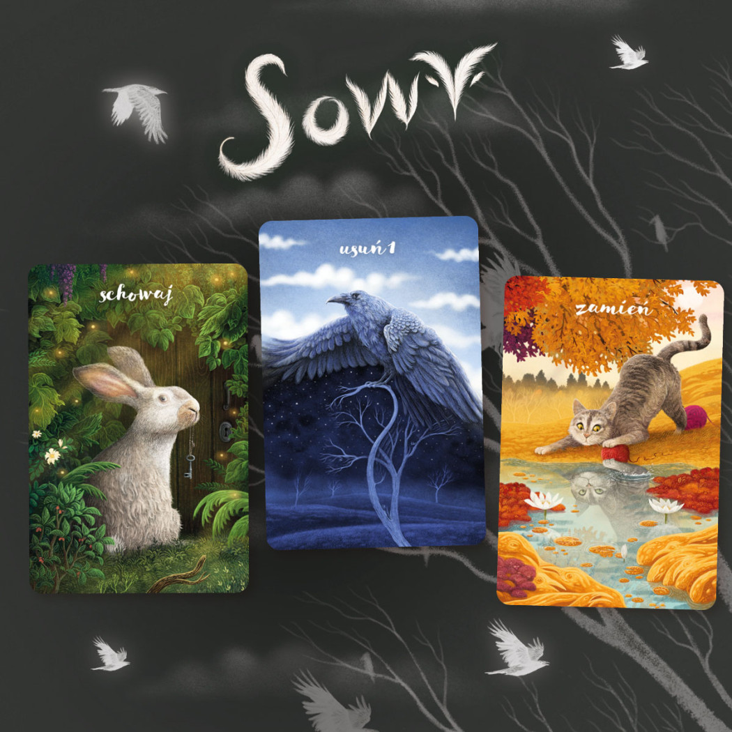 Sowy - Gra z Serii Sen - Karciana Gra Rodzinna i Towarzyska - Nasza Księgarnia