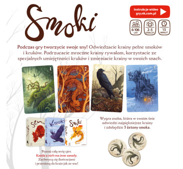 Smoki - Gra z Serii Sen - Karciana Gra Rodzinna i Towarzyska - Nasza Księgarnia