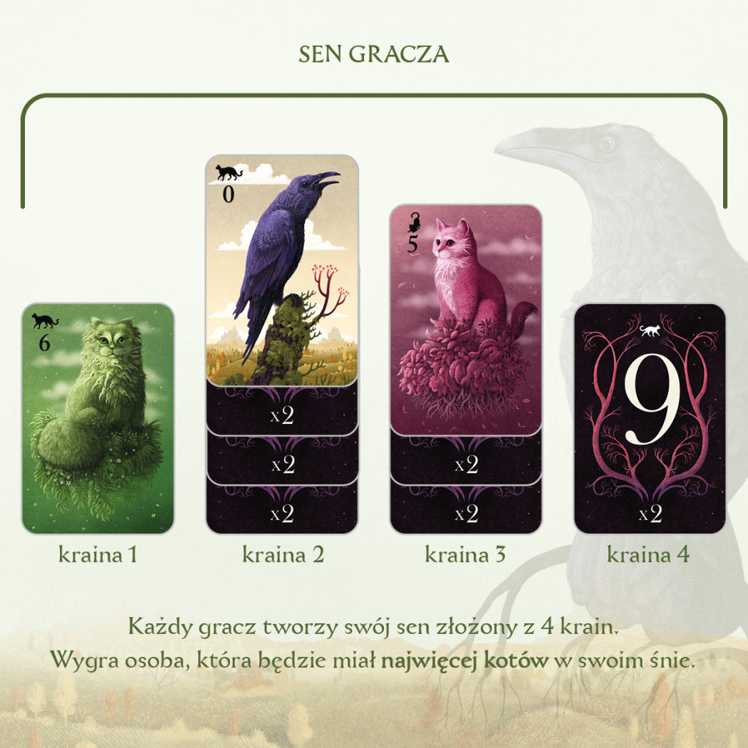 Koty - Gra z Serii Sen - Karciana Gra Rodzinna i Towarzyska - Nasza Księgarnia