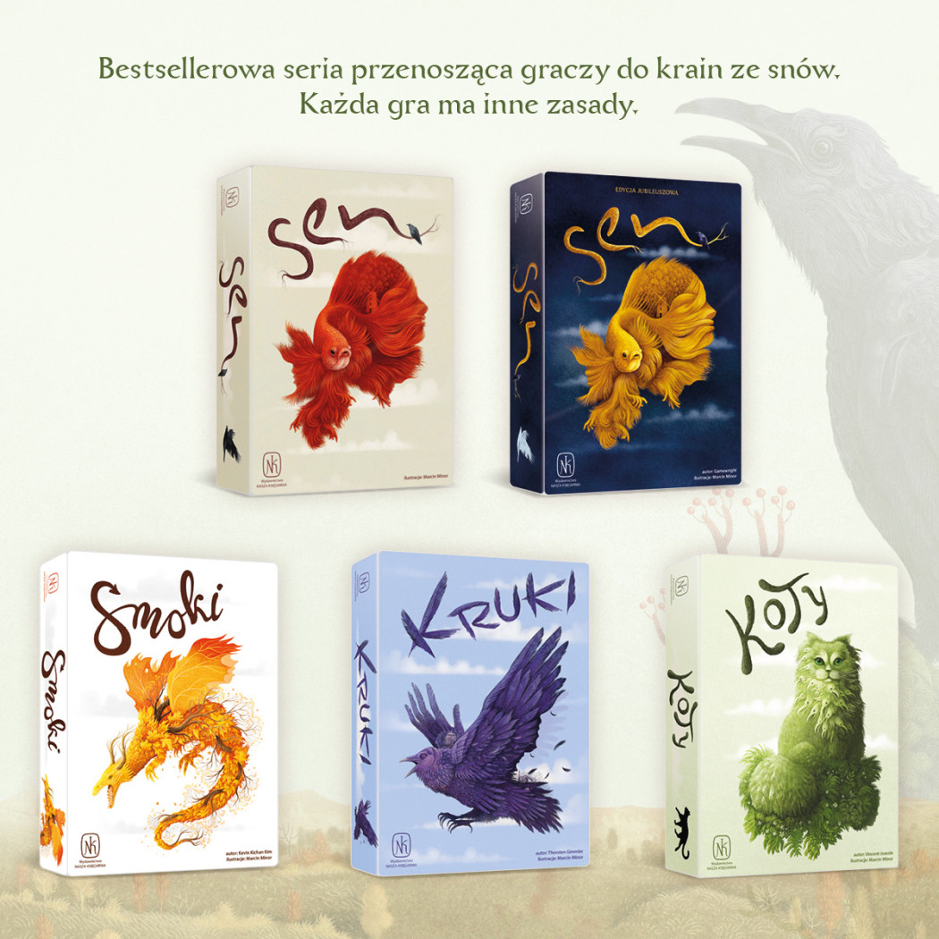 Koty - Gra z Serii Sen - Karciana Gra Rodzinna i Towarzyska - Nasza Księgarnia